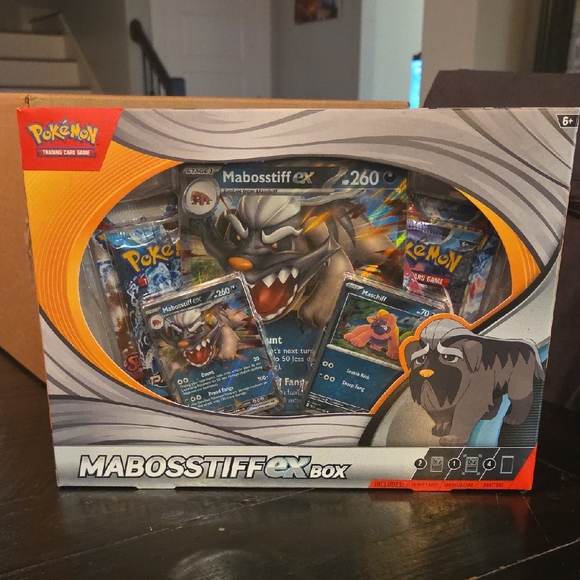 card game pokemon online Amazon.com: Pokemon TCG: MABOSSTIFF EX Box main image 0